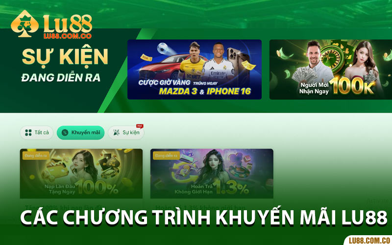 Tổng quan về các chương trình khuyến mãi Lu88